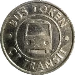 Bus Token - CT Transit Hartford, Connecticut