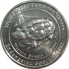 Medal - Australian Endangered Species Western Swamp Tortoise - Company Medal
