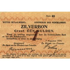 1 Gulden Silver Voucher