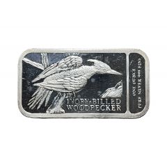 1 Oz Silver - The Silver Mint Ivory Billed Woodpecker