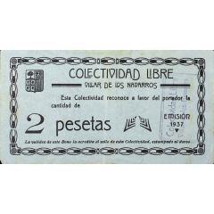 2 Pesetas Villar de los Navarros
