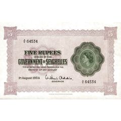 5 Rupees - Elizabeth II
