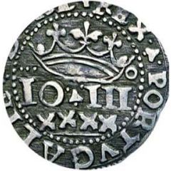 XXXX Reais `Real Português` - João III Crown with `o `at right, Porto