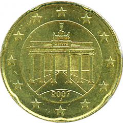 20 Euro Cents 2nd map