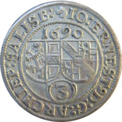 3 Kreuzers - Johann Ernst von Thun