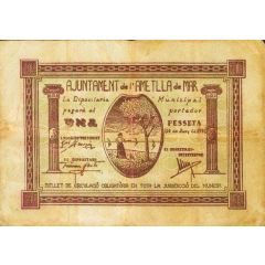 1 Peseta L`Ametlla de Mar