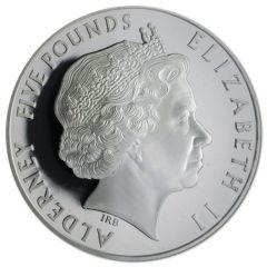 5 Pounds - Elizabeth II Dylan Thomas, Silver Proof