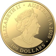 100 Dollars - Elizabeth II 6th Portrait - Spinner Dolphin - Gold Bullion Coin