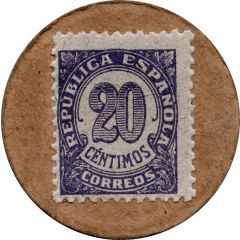 20 Centimos Numeral