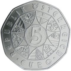 5 Euros Austrian European Union Presidency