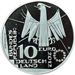 10 Euros Deutsche Nationalbibliothek, Silver Proof Issue