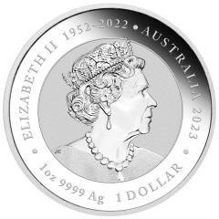 1 Dollar In the name of Elizabeth II, 6th Portrait - Quokka - Silver Bullion Coin