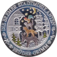 Medal - Brüder Grimm Die Bremer Stadtmusikanten