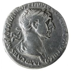 Denarius - Trajan P M TR P COS VI P P S P Q R PROVID, Providentia