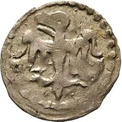 Denier poznański - Ladislaus II Jagiellon Poznań mint