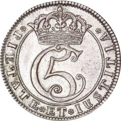 2 Mark Dansk - Christian V Plain monogram