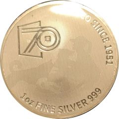 1 oz Silver Jindo Dog