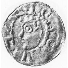 Denier - Haymon with emperor Henry II