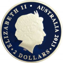 2 Dollars - Elizabeth II 4th Portrait - Ludwig Leichhardt