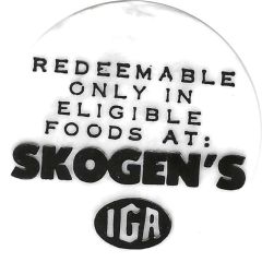 1 Cent - Skogen`s IGA La Crosse, Wisconsin