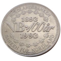 Medal - 100 years anniversary of Nordlandsbanken