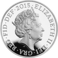 1 Pound - Elizabeth II Royal Arms, Silver Piedfort