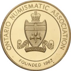 Medal - Ontario Numismatic Association Convention 2018 Kitchener, Ontario