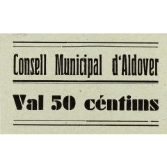 50 Céntimos Aldover