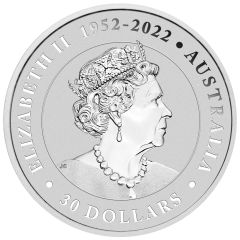 30 Dollars - Elizabeth II 6th Portrait, In the name of - Australian Wedge-Tailed Eagle - Reverse Proof Ultra High Relief