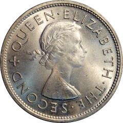 1 Crown - Elizabeth II 1st portrait, Coronation