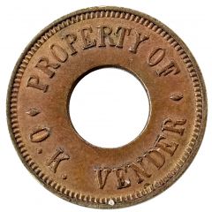 Amusement Token - O.K. Vender Star, Chicago, Illinois