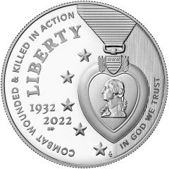 1 Dollar National Purple Heart Hall of Honor