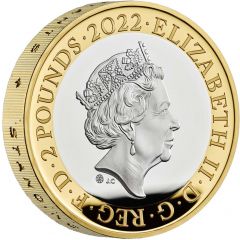 2 Pounds - Elizabeth II 25th Anniversary £2, Silver Piedfort