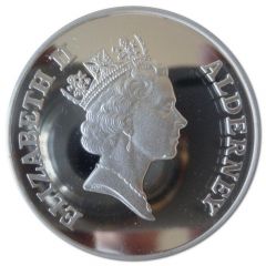2 Pounds - Elizabeth II Islander`s Return, Silver Piedfort