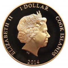 1 Dollar - Elizabeth II Triceratops