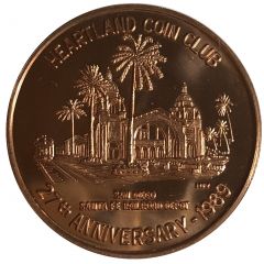Medal - Heartland Coin Club 27th Anniversary