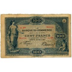 100 Francs Banque du Commerce