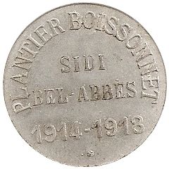 10 Centimes -Plantier boissonnet Sidi Bel-Abbes