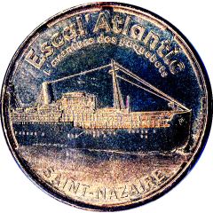 Monnaie de Paris Tourist Token - Saint-Nazaire Escal`Atlantic - L`aventure des paquebots