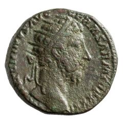 Sestertius - Marcus Aurelius and Commodus IMP VIII COS III P P DE GERM S C