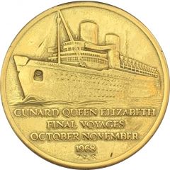 Medal - Final voyages of Queen Elizabeth