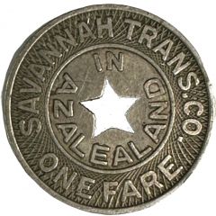 1 Fare - Savannah Trans. Co.