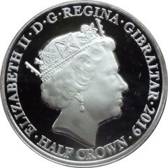 1/2 Crown - Elizabeth II Road to Victory - D-Day Landings