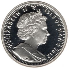 1 Crown - Elizabeth II London Olympics 2012 - Swimming, Silver Proof