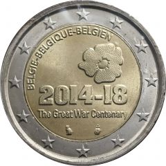 2 Euros - Philippe WW I Anniversary