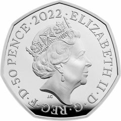 50 Pence - Elizabeth II 5th portrait, Platinum Jubilee
