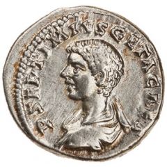 Denarius - Geta MINERV SANCT, Minerva