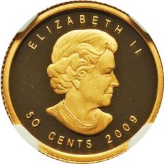 50 Cents - Elizabeth II Red Maple