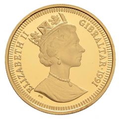1/5 Crown - Elizabeth II Long Distance Runners, Gold Proof