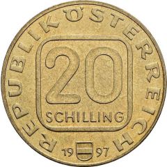 20 Schilling St. Stephan`s Cathedral, Vienna